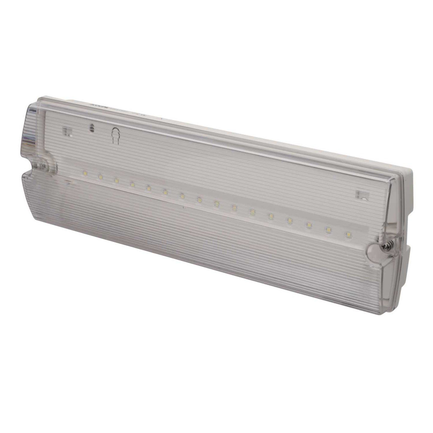 Ecolink 3W LED Maintained / Non Maintained Emergency Bulkhead IP65 with Legends