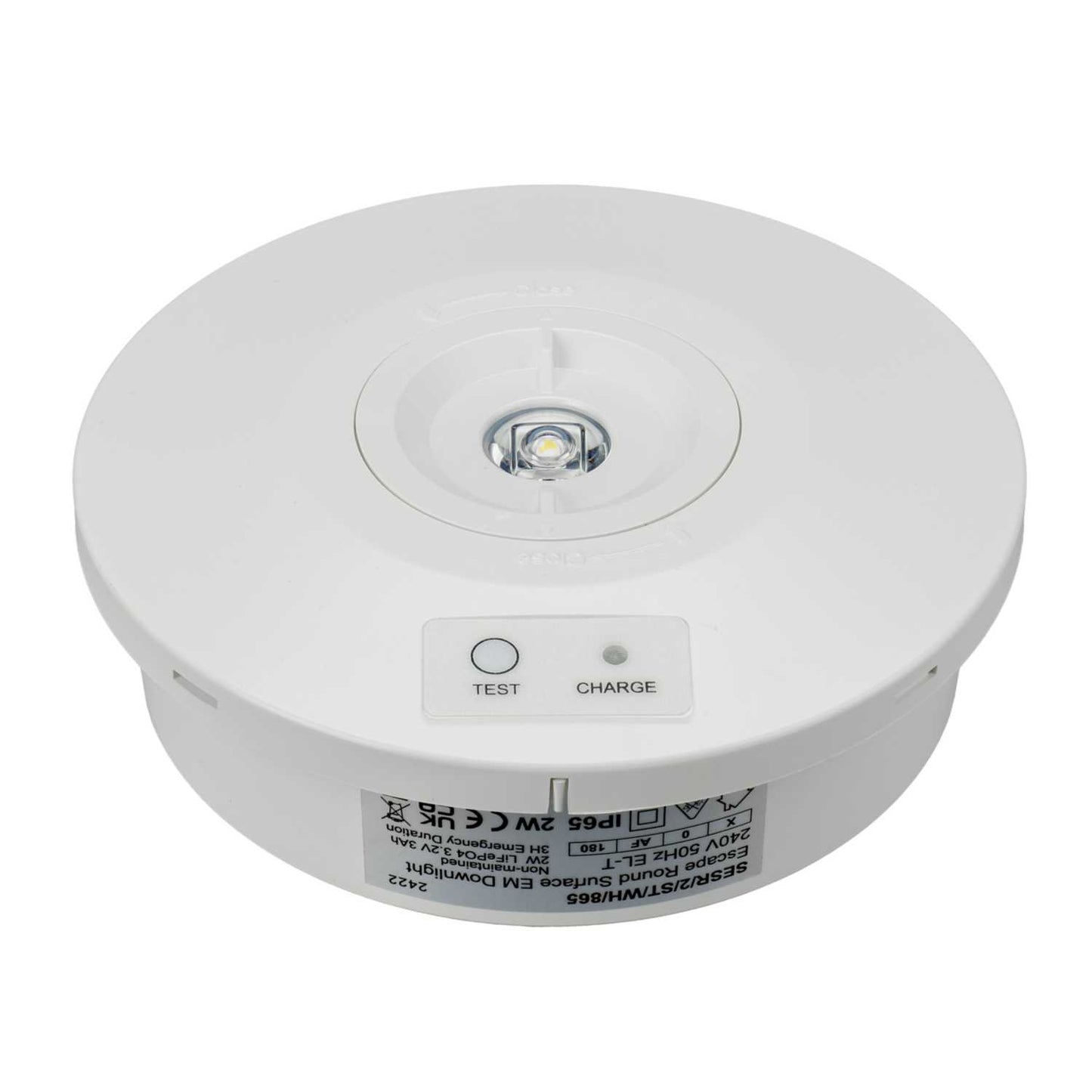 Ecolink 2W LED Emergency Surface Downlight Spot White