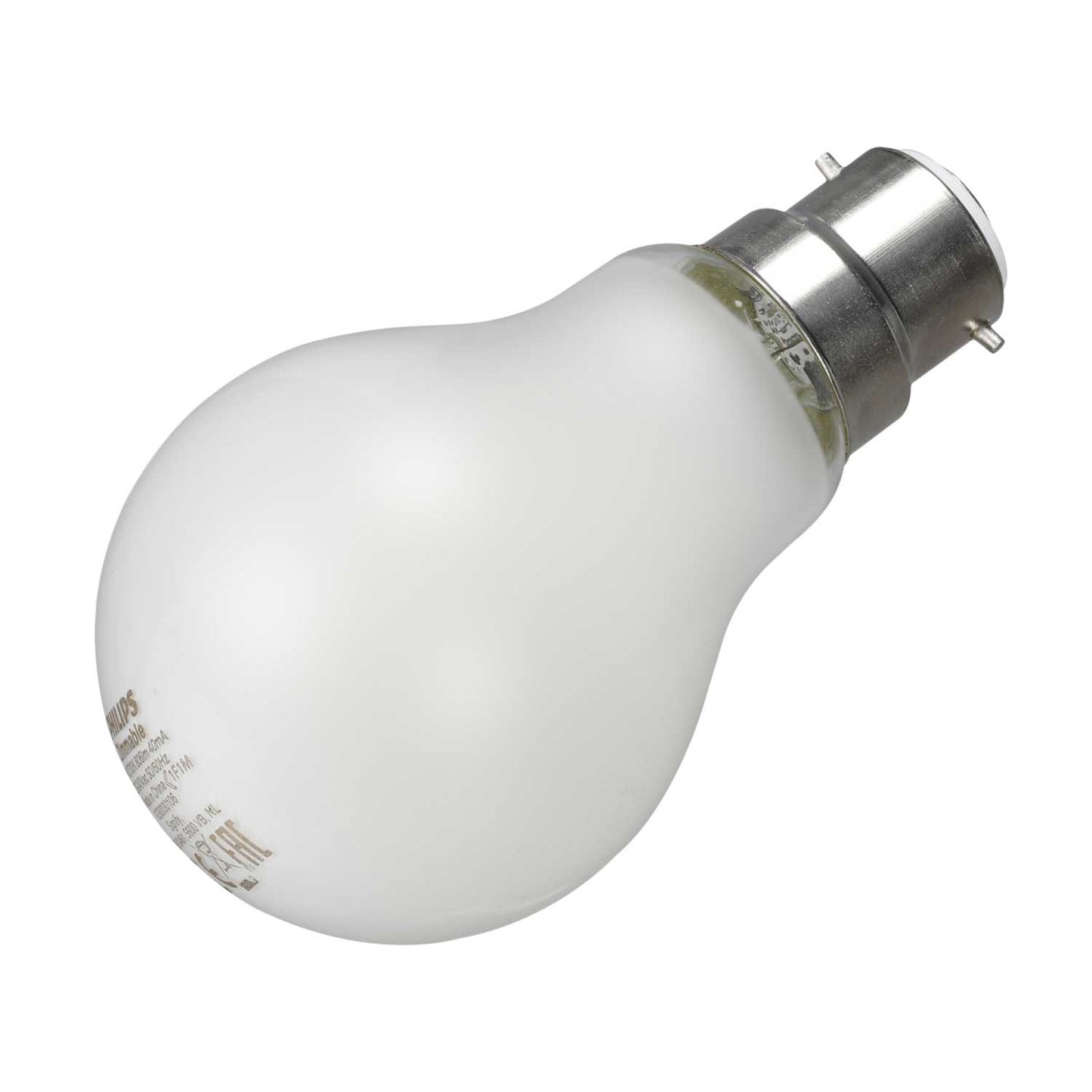 Philips Master Value 5.9W BC LED Dimmable GLS Lamp Opal 2700K