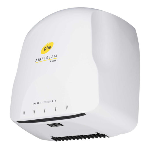 Warner Howard Airstream Pure 1.1kW Hand Dryer White