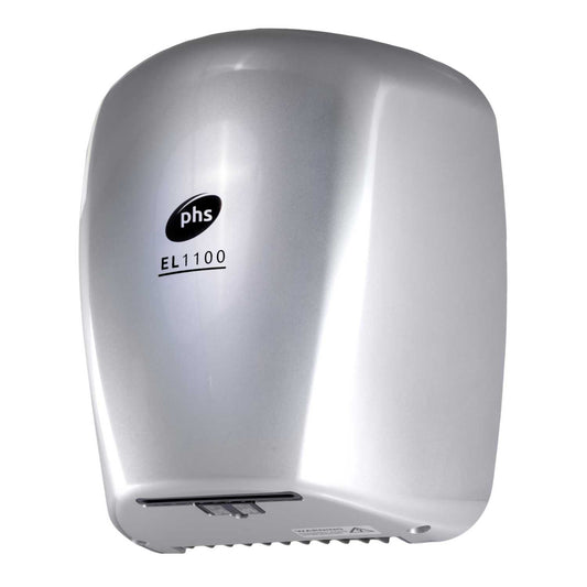 Warner Howard EL1100 1.1kW Low Energy Automatic Hand Dryer Nickel