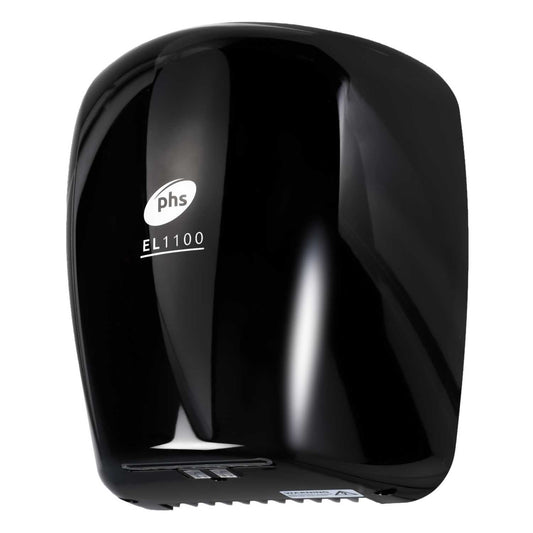 Warner Howard EL1100 1.1kW Low Energy Automatic Hand Dryer Black