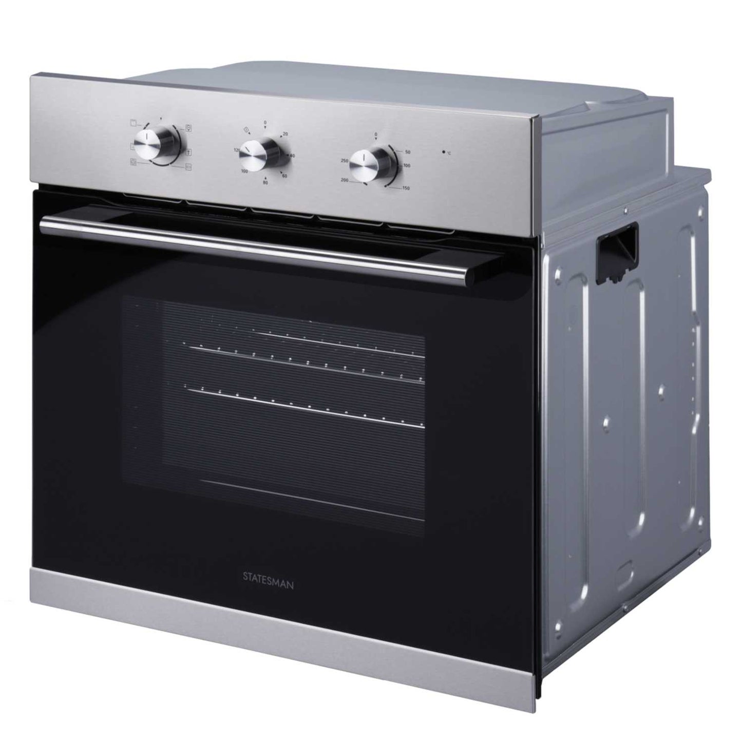 Statesman Built-In Electric Single Oven Stainless Steel 70L