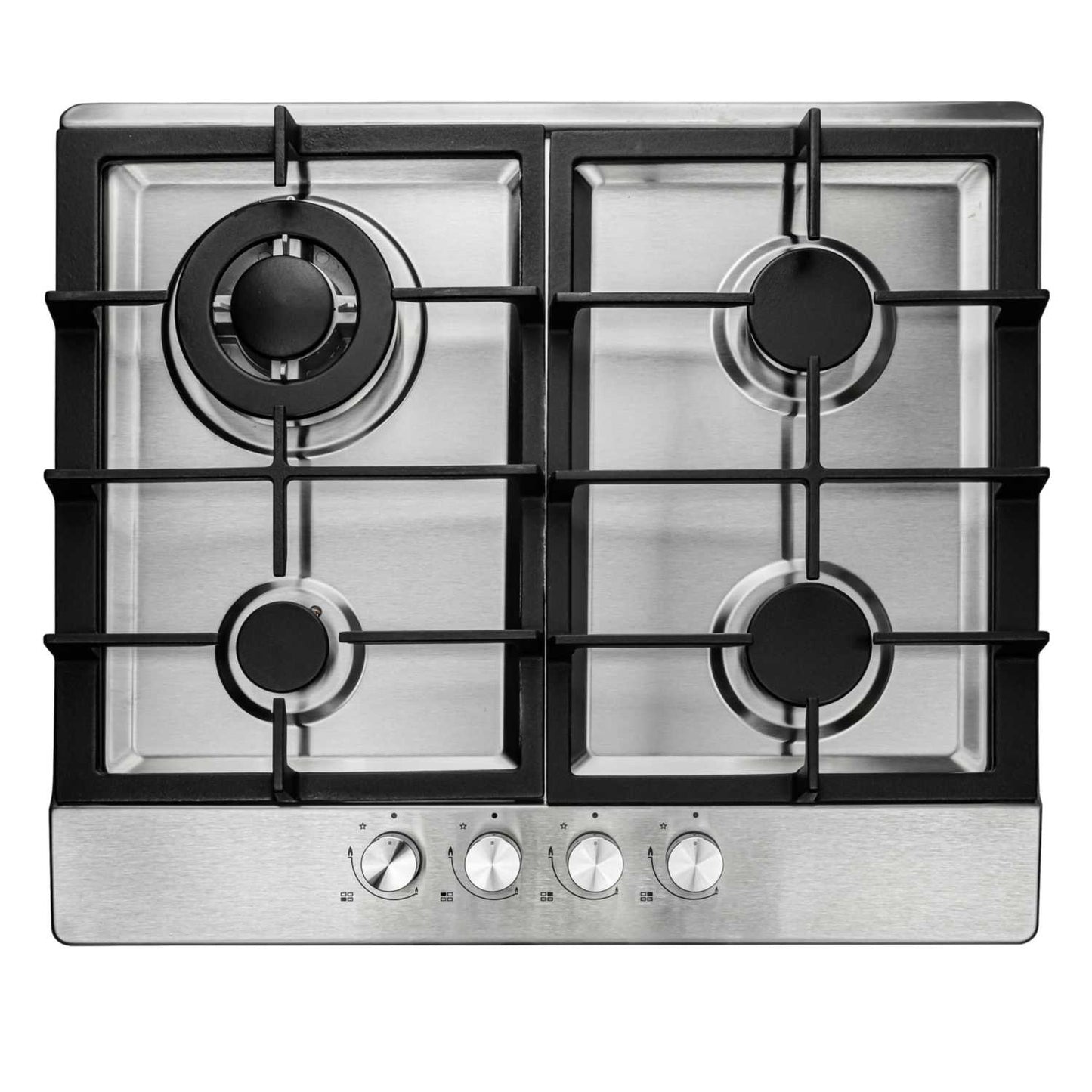 Statesman 60cm 4 Zone Gas Hob Stainless Steel