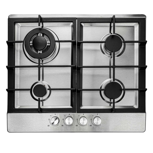 Statesman 60cm 4 Zone Gas Hob Stainless Steel