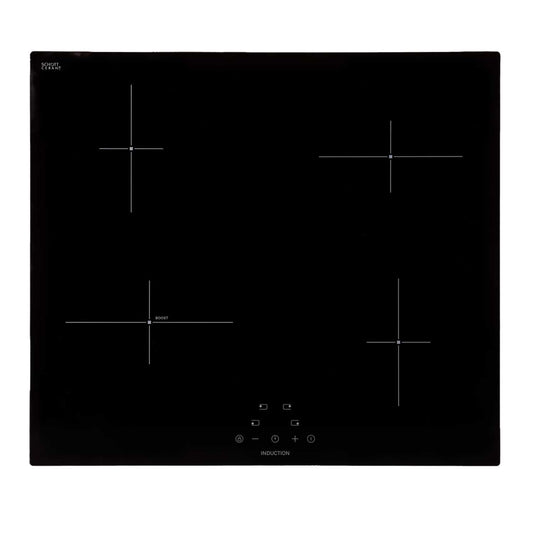 Statesman 60cm 4 Zone Induction Hob with Touch Control Black