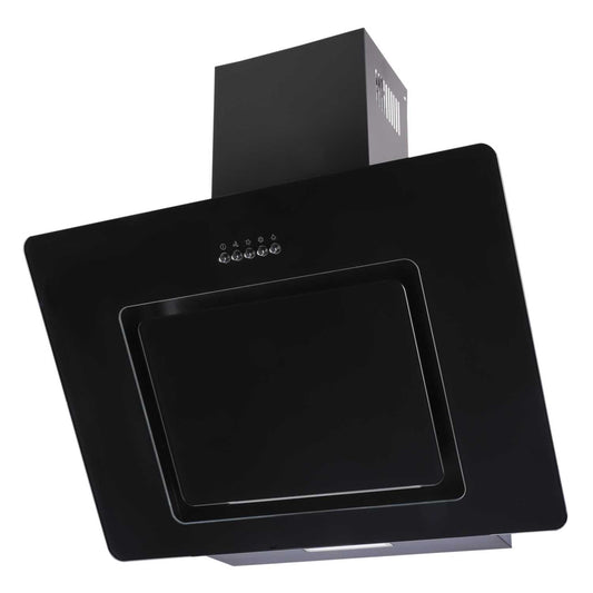 Statesman 60cm Angled Chimney Cooker Hood Black