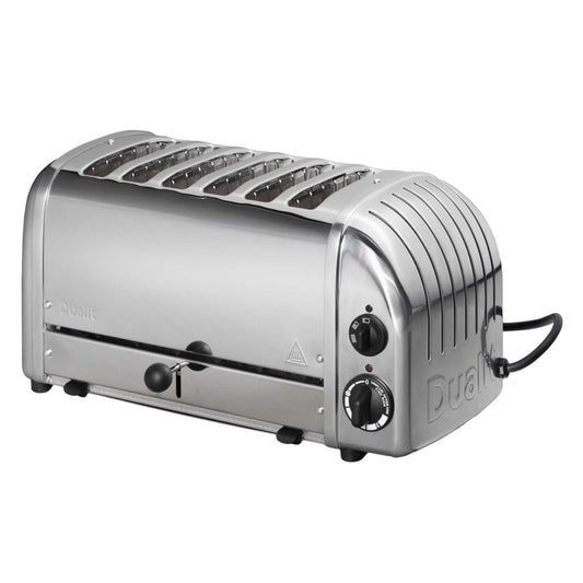 Dualit 6 Slice Vario Toaster Polished Stainless Steel