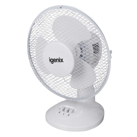 Igenix 9" Desk Fan White