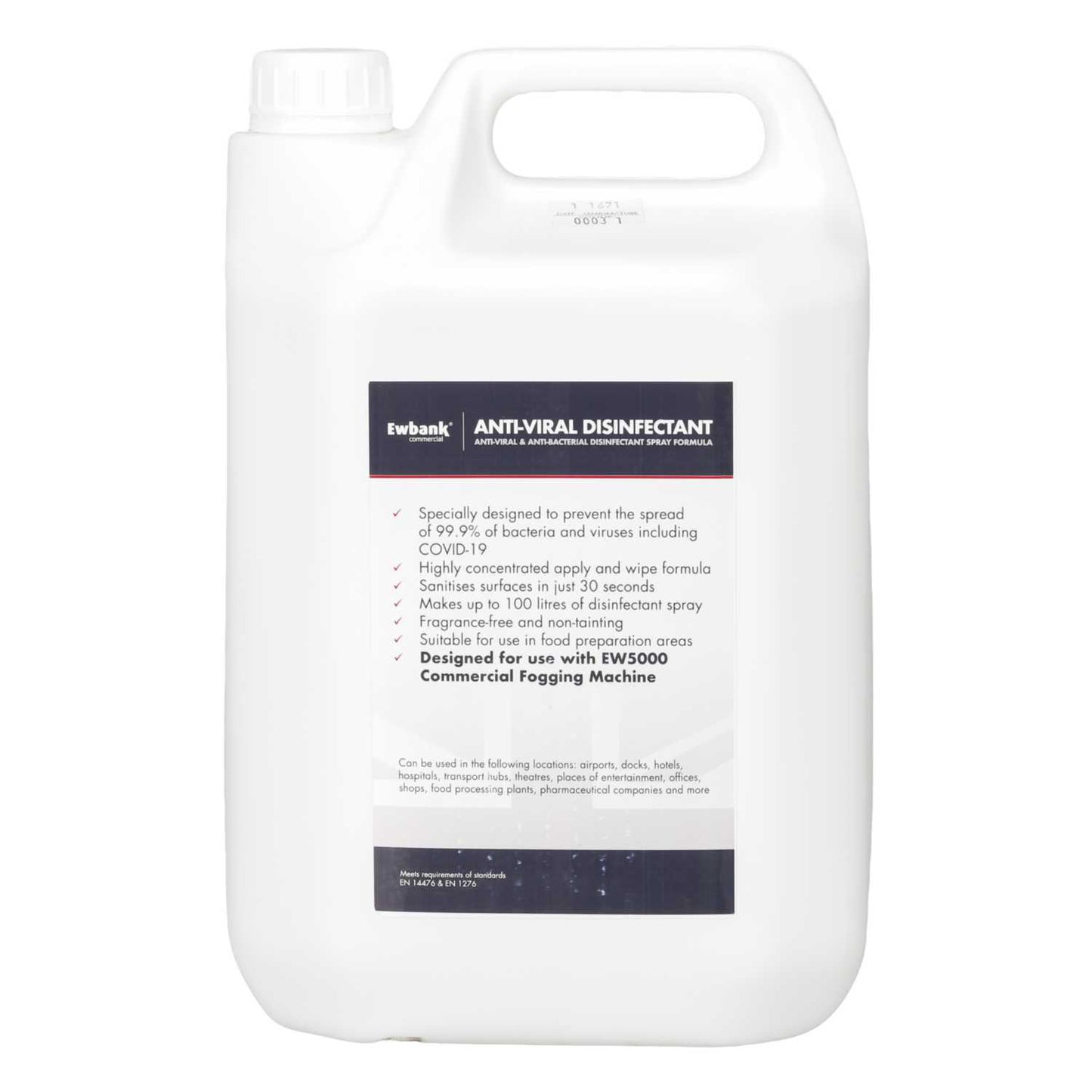 Ewbank 5 Litre Anti-Viral Disinfectant