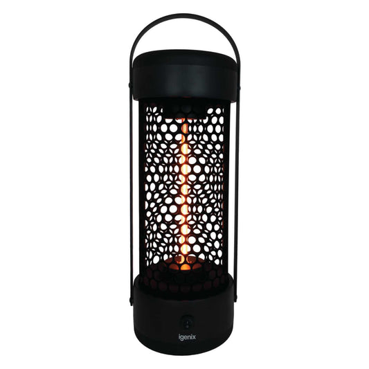 Igenix 1200W Portable Patio Tower Heater Black