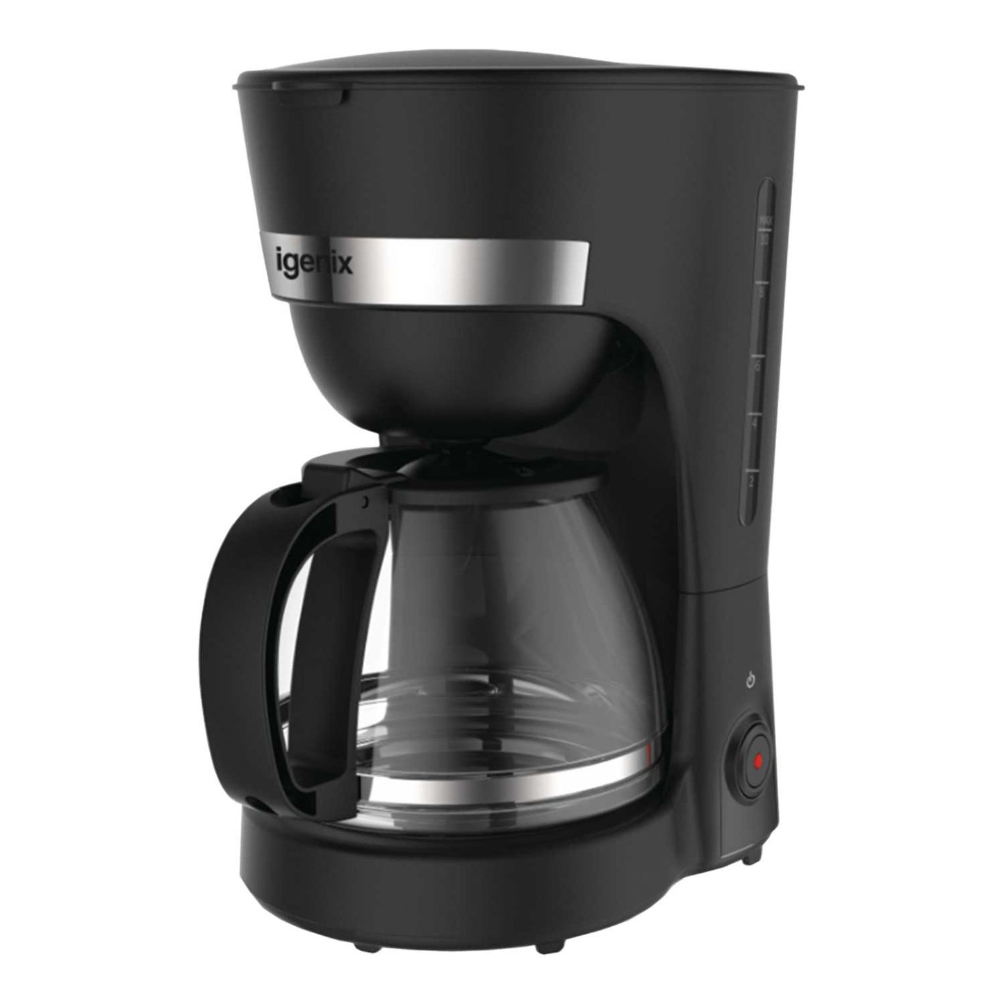 Igenix 1.25L Filter Coffee Maker Black
