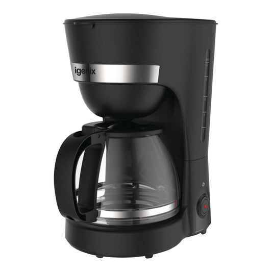 Igenix 1.25L Filter Coffee Maker Black