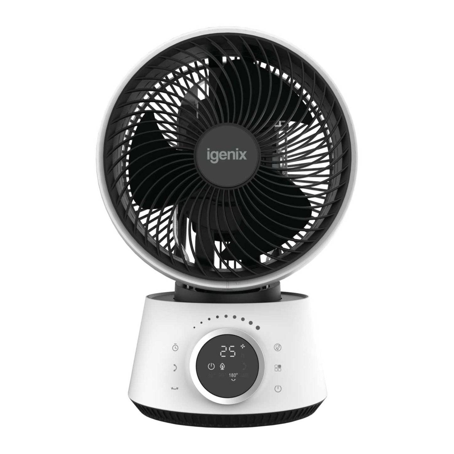 Igenix 9" Digital Air Circulator Turbo Fan White