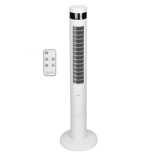Igenix 43" Digital Tower Fan White