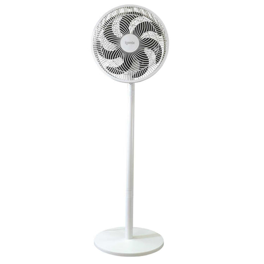 Igenix 12" 7 Bladed Pedestal Fan White
