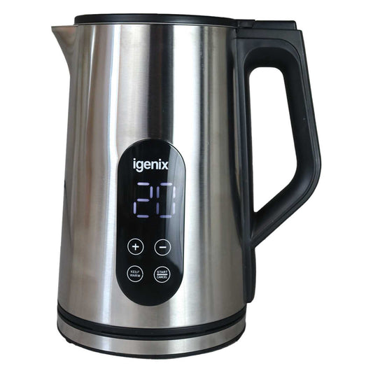 Igenix 1.5L Digital Jug Kettle Stainless Steel