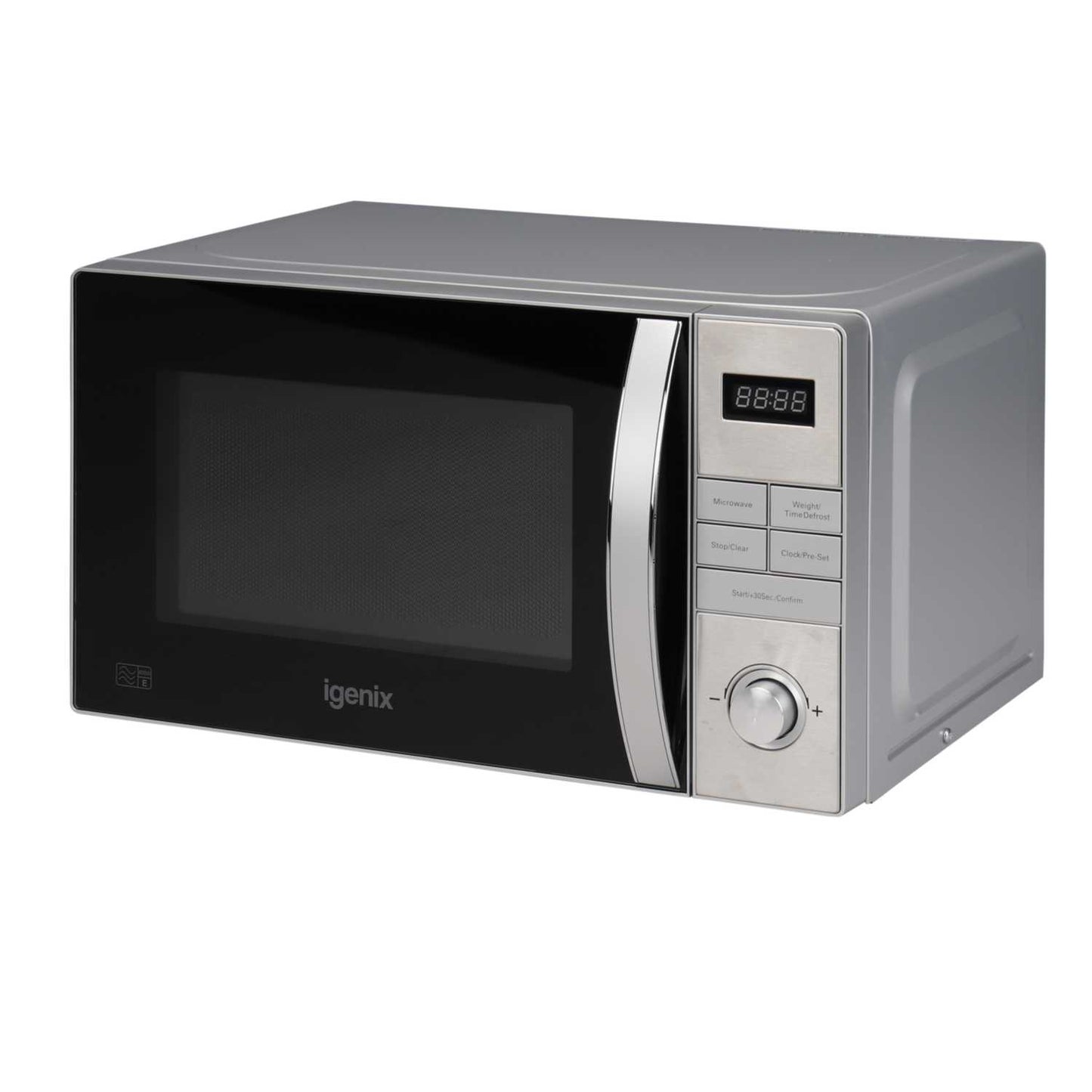 Igenix 20L 800W Digital Solo Microwave Stainless Steel