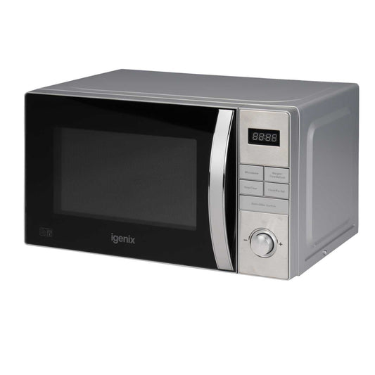 Igenix 20L 800W Digital Solo Microwave Stainless Steel