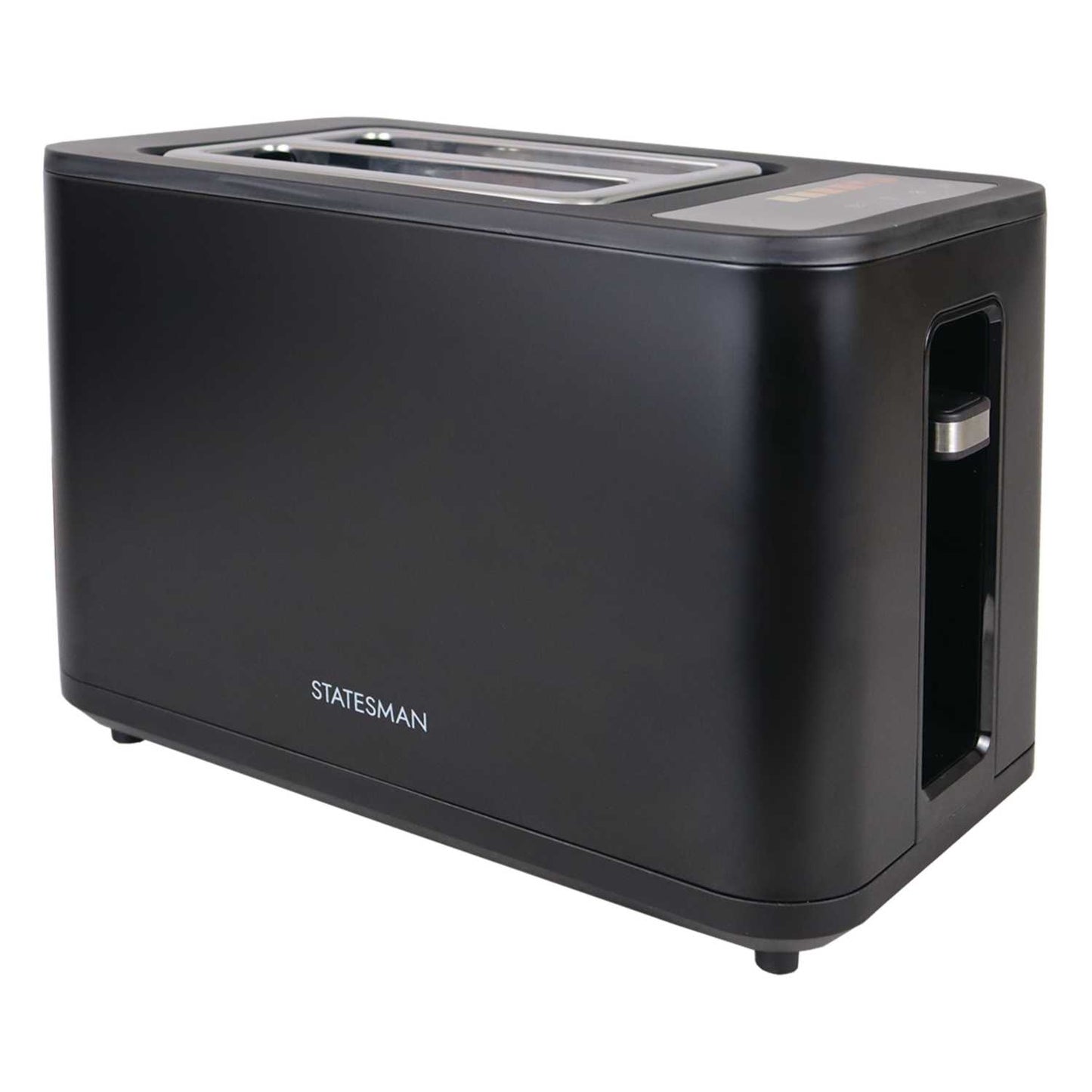 Statesman 2 Slice Digital Toaster Black