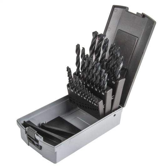Pioneer Tools 25 Piece 1mm to 13mm Mixed HSS Drill Bit Set