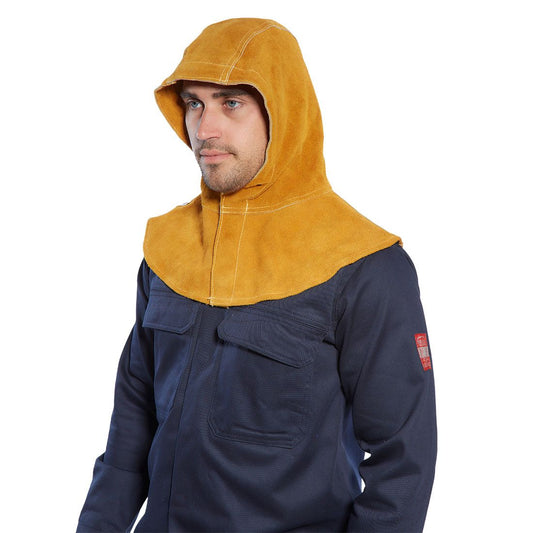 Leather Hood, , R, Tan