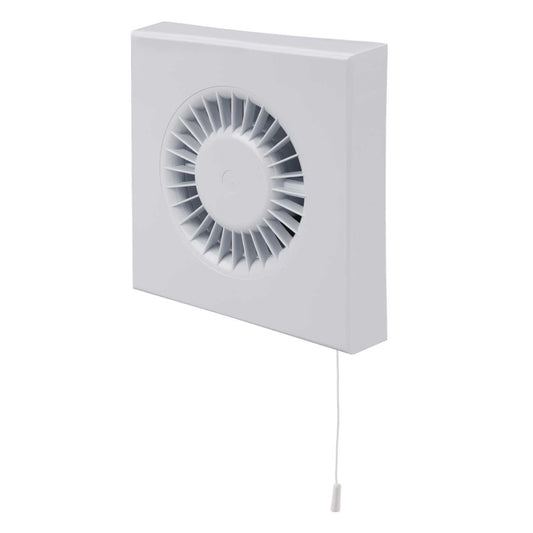 Domus Ventilation 100mm 4" Intermittent Axial Fan with Pull Cord Control