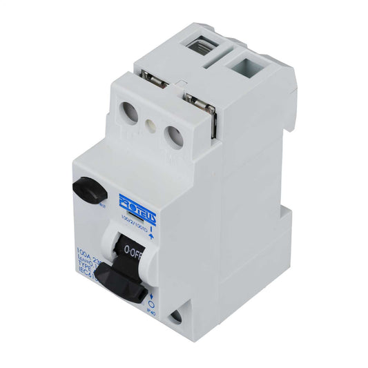 Proteus 100A 2 Pole 100mA Type A Time Delay RCD