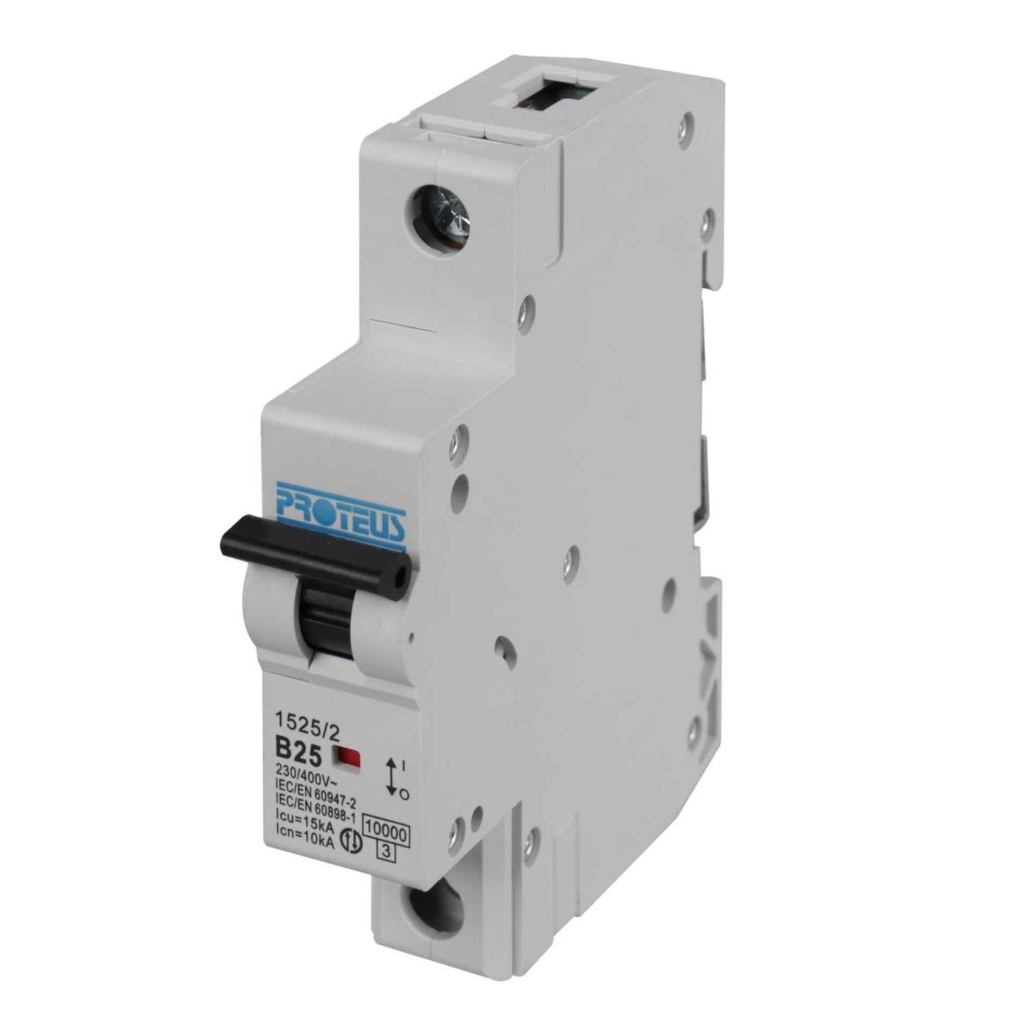 Proteus 25A Single Pole 15kA B Curve MCB