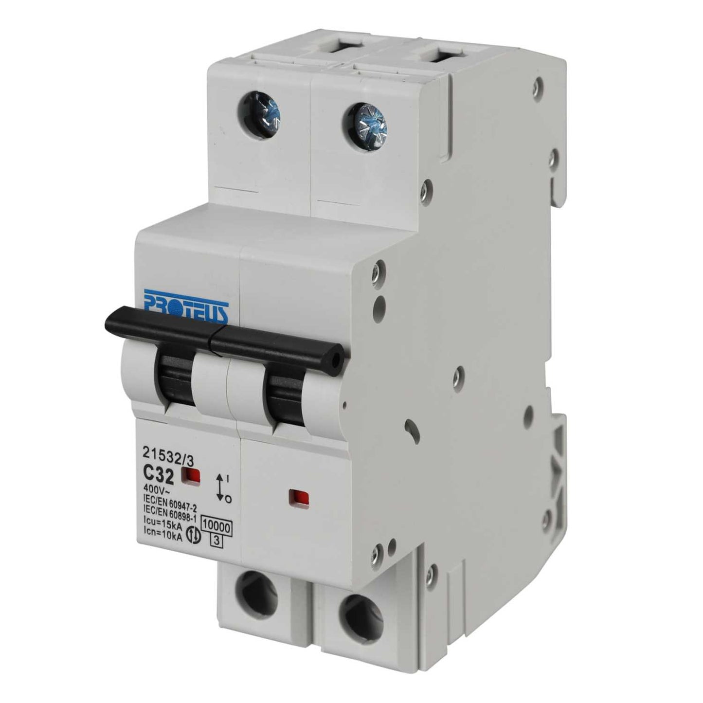 Proteus 32A Double Pole 15kA C Curve MCB