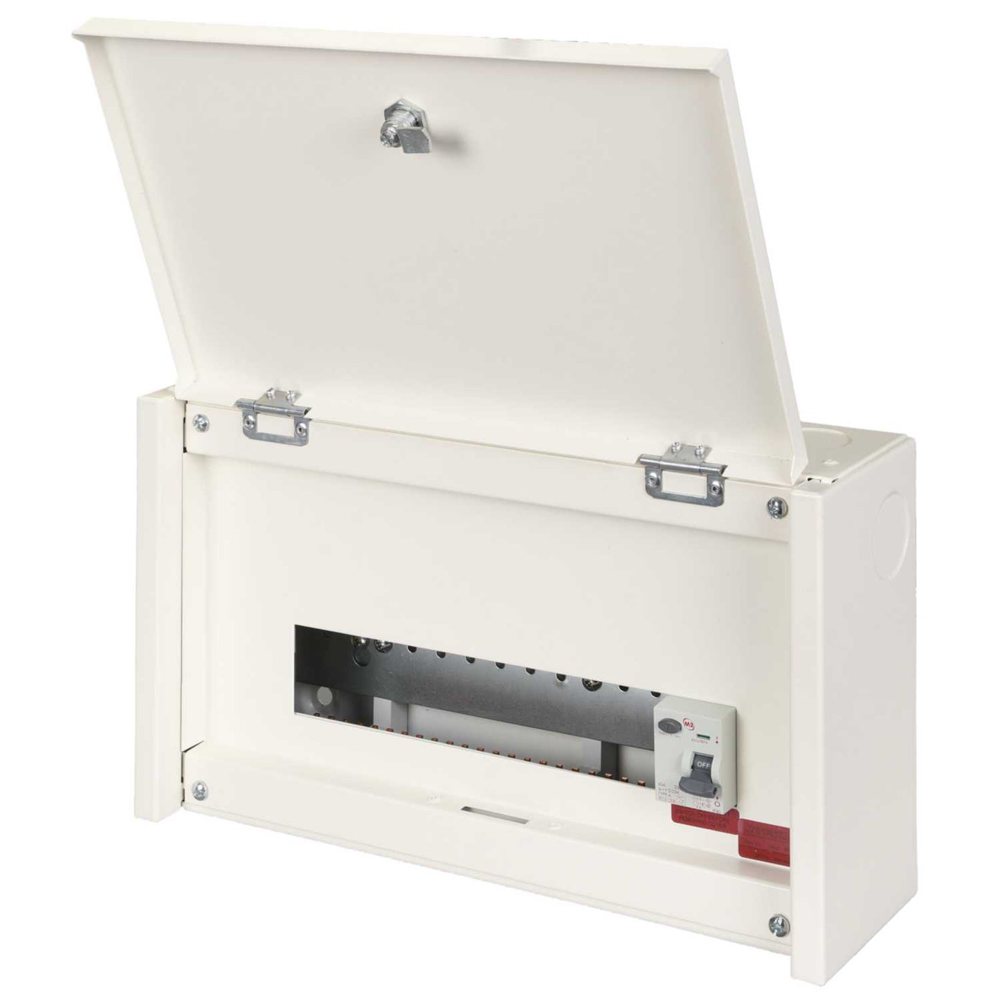 M2 12 Way 63A 30mA Type A RCD Metal Clad Consumer Unit