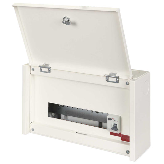 M2 12 Way 63A 30mA Type A RCD Metal Clad Consumer Unit