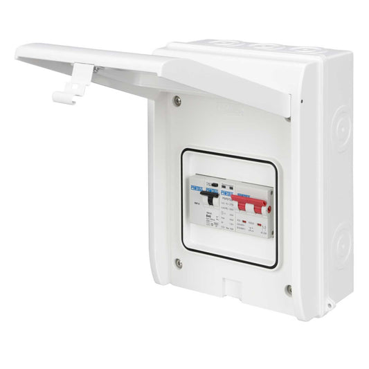 Proteus EV 40A EV Metal Clad IP65 Distribution Board with Type 2 SPD