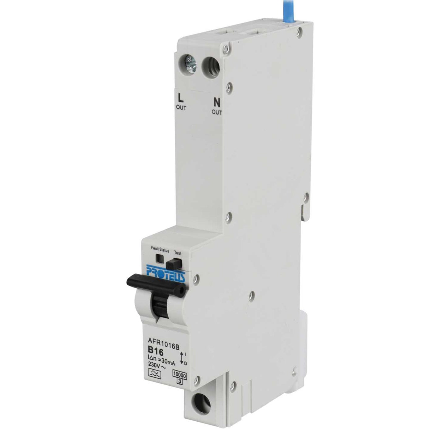 Proteus 16A Double Pole 1 Module Bidirectional B Curve 10kA 30mA Type A Afdd / Rcbo