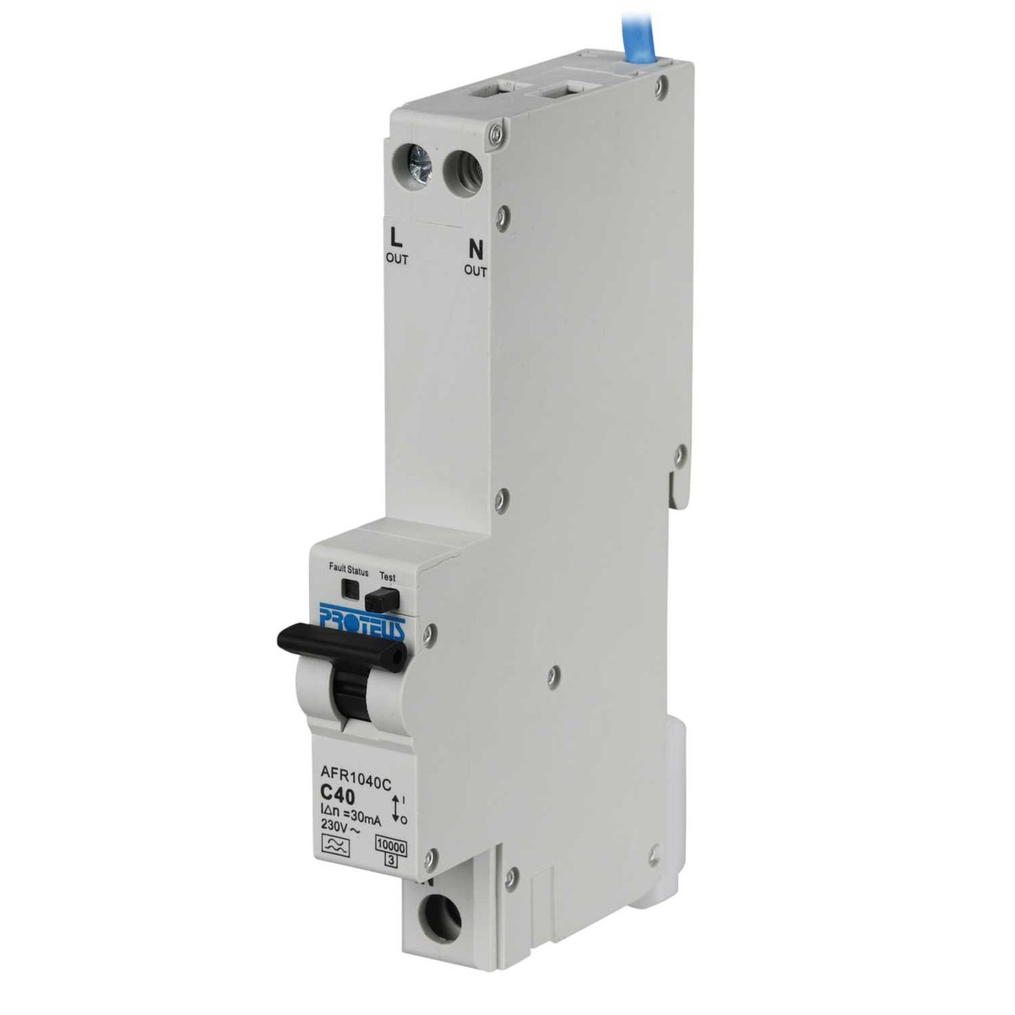 Proteus 40A Double Pole 1 Module Bidirectional C Curve 10kA 30mA Type A Afdd / Rcbo