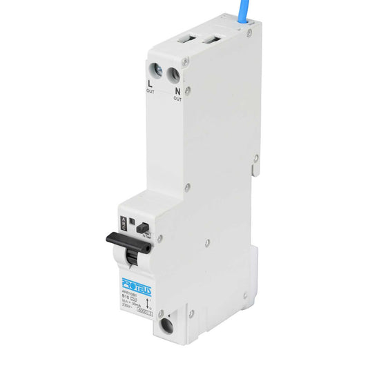 Proteus 10A Double Pole 1 Module Bidirectional B Curve 6kA 30mA Type A Afdd / Rcbo