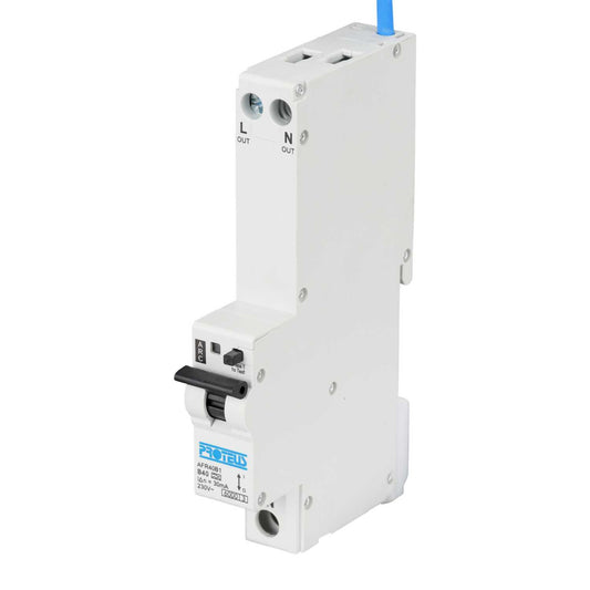 Proteus 40A Double Pole 1 Module Bidirectional B Curve 6kA 30mA Type A Afdd / Rcbo