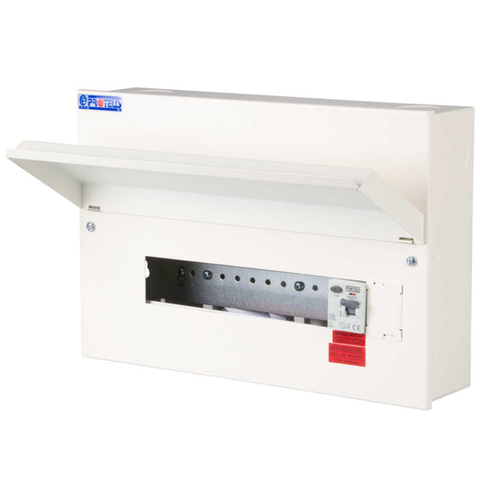 Proteus 12 Way 63A 30mA Type A RCD Incomer Metal Clad Consumer Unit