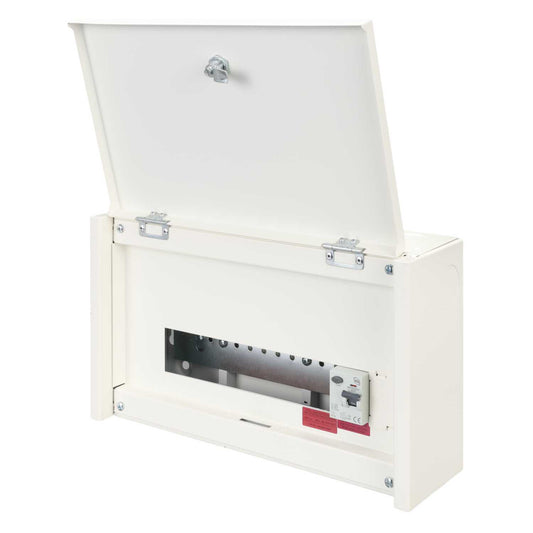 M2 12 Way 100A 30mA Type A RCD Metal Clad Consumer Unit