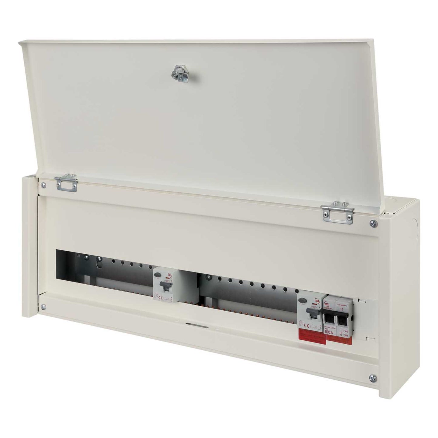 M2 11 + 11 Dual 80A Type A RCD Metal Clad Consumer Unit