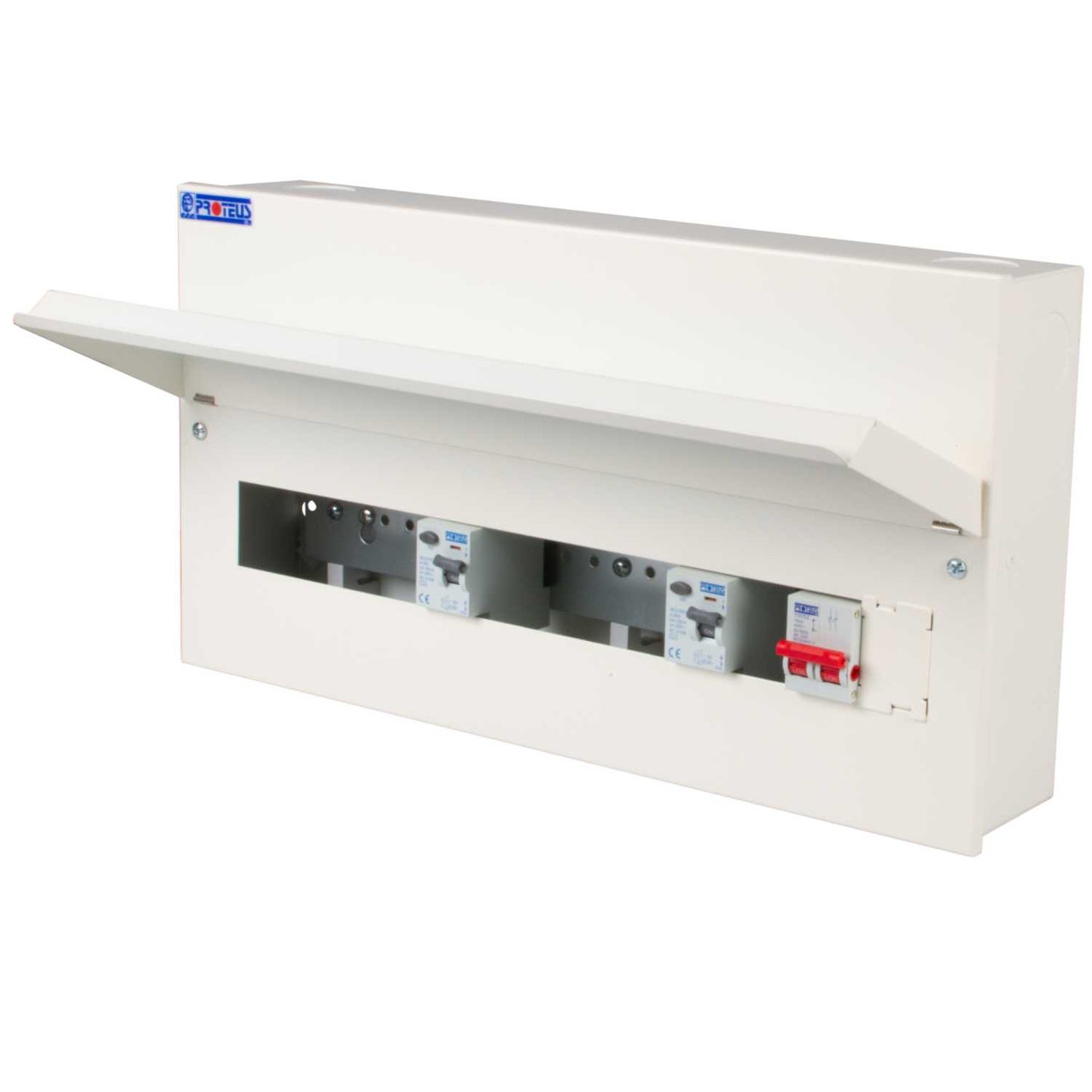 Proteus 7 + 7 Dual 80A Type A RCD High Integrity Metal Clad Consumer Unit