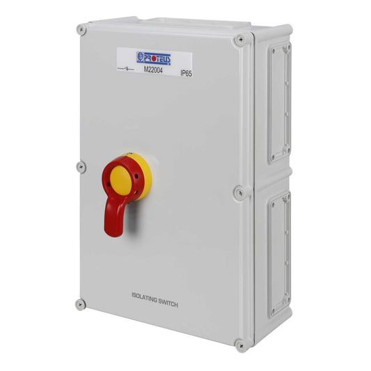 Proteus 200A 4 Pole Rotary Isolator Switch IP65