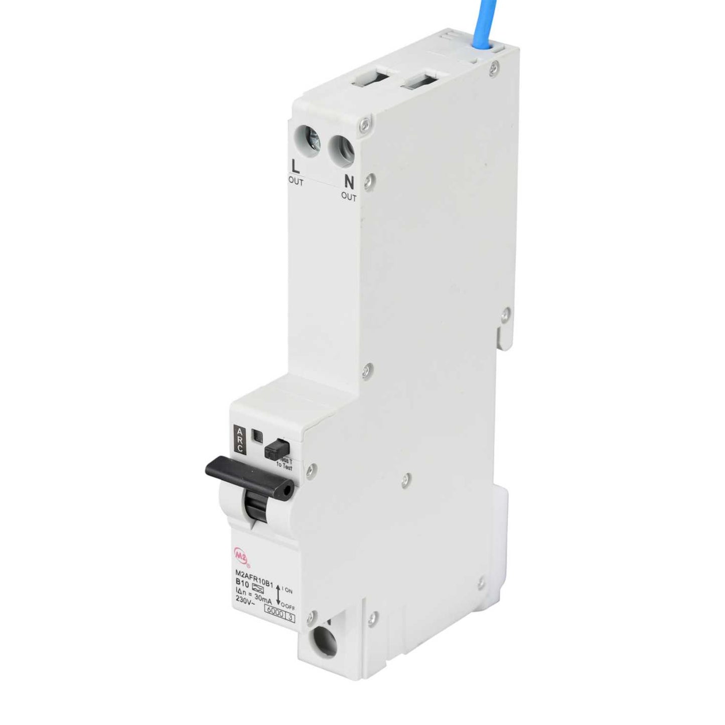 M2 10A Double Pole 1 Module B Curve 6kA 30mA Type A Afdd Combined Rcbo