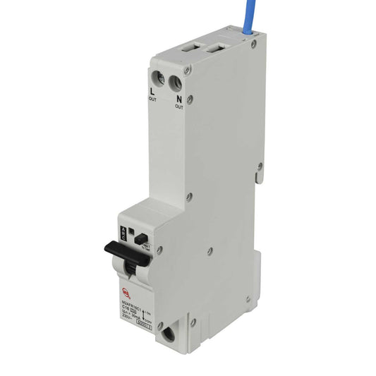 M2 16A Double Pole 1 Module C Curve 6kA 30mA Type A Afdd Combined Rcbo