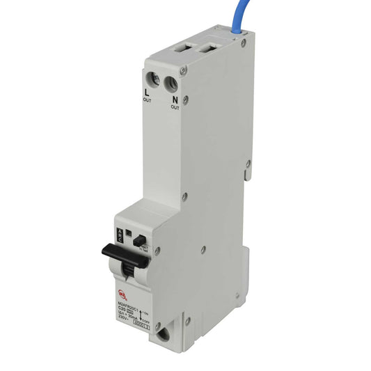 M2 20A Double Pole 1 Module C Curve 6kA 30mA Type A Afdd Combined Rcbo