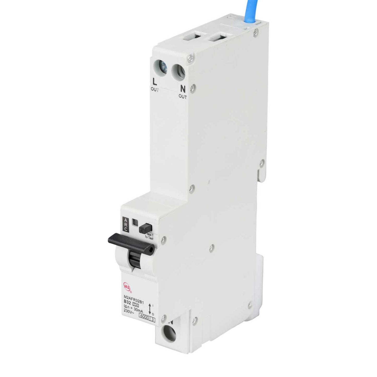 M2 32A Double Pole 1 Module B Curve 6kA 30mA Type A Afdd Combined Rcbo