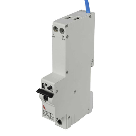 M2 40A Double Pole 1 Module C Curve 6kA 30mA Type A Afdd Combined Rcbo