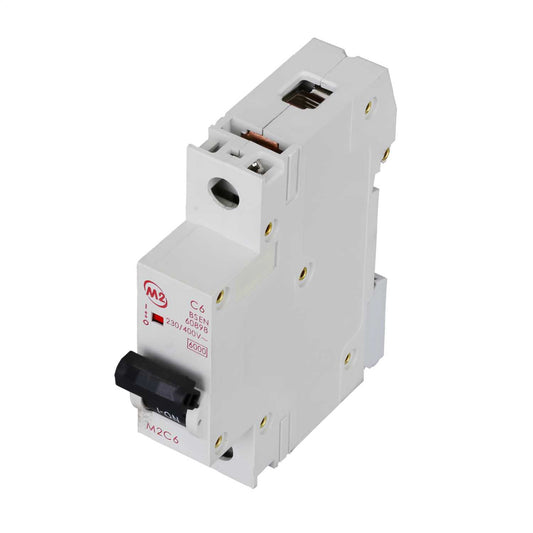 M2 6A Single Pole 6kA C Curve MCB