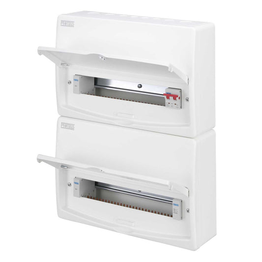 Proteus 31 Way Dual Row 100A Isolator Incomer Metal Clad Consumer Unit