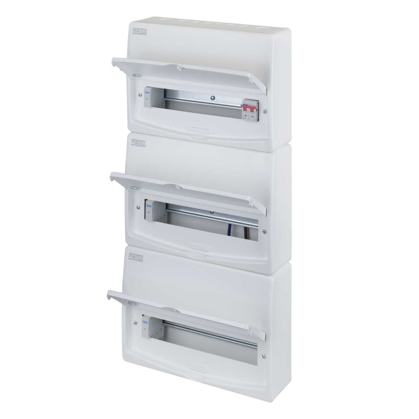 Proteus 47 Way Triple Row 100A Isolator Incomer Metal Clad Consumer Unit